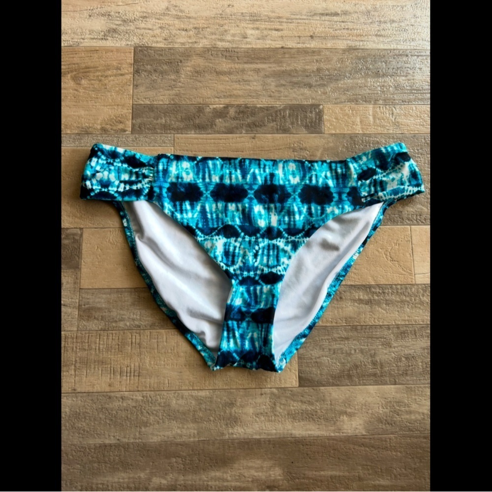 Blue bikini bottoms